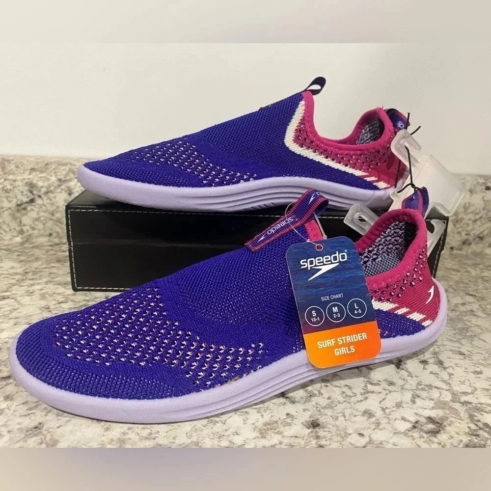 Speedo Girls Purple and Pink Surf Strider Water Shoes